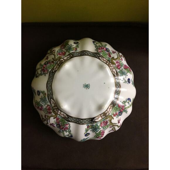 VINTAGE Coalport CHINA Indian Tree Pattern UNCOVERED Round FOOTED Dish - Picture 5 of 6